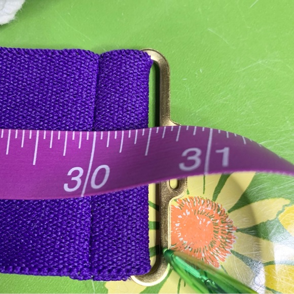80s Purple Waist Belt - Picture 7 of 8